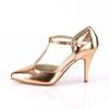 Pleaser - VANITY415 High heels - Gold coloured Product image